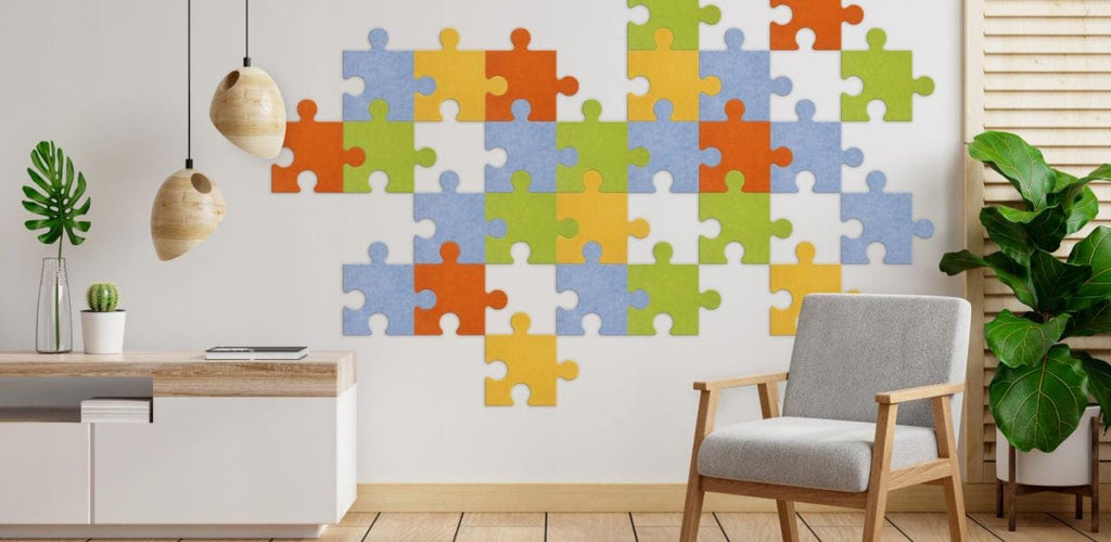 Felt Acoustic Wall Panel: Decorative Hexagon Pin Board, Kids Room Decor