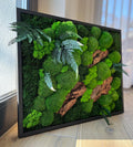 Preserved Moss Wall Art: Handmade Rustic Greenery Decor (50x60cm)