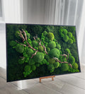 Preserved Moss Wall Art: Handmade Rustic Greenery Decor (70x100cm)