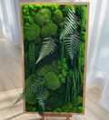 Preserved Moss Wall Art: Handmade Rustic Greenery Decor (40x70cm)