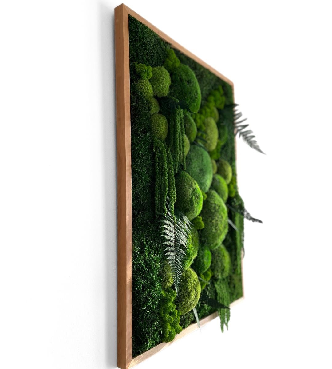 Preserved Moss Wall Art: Handmade Rustic Greenery Decor (50x70cm)