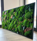 Preserved Moss Wall Art: Handmade Rustic Greenery Decor (80x150cm)