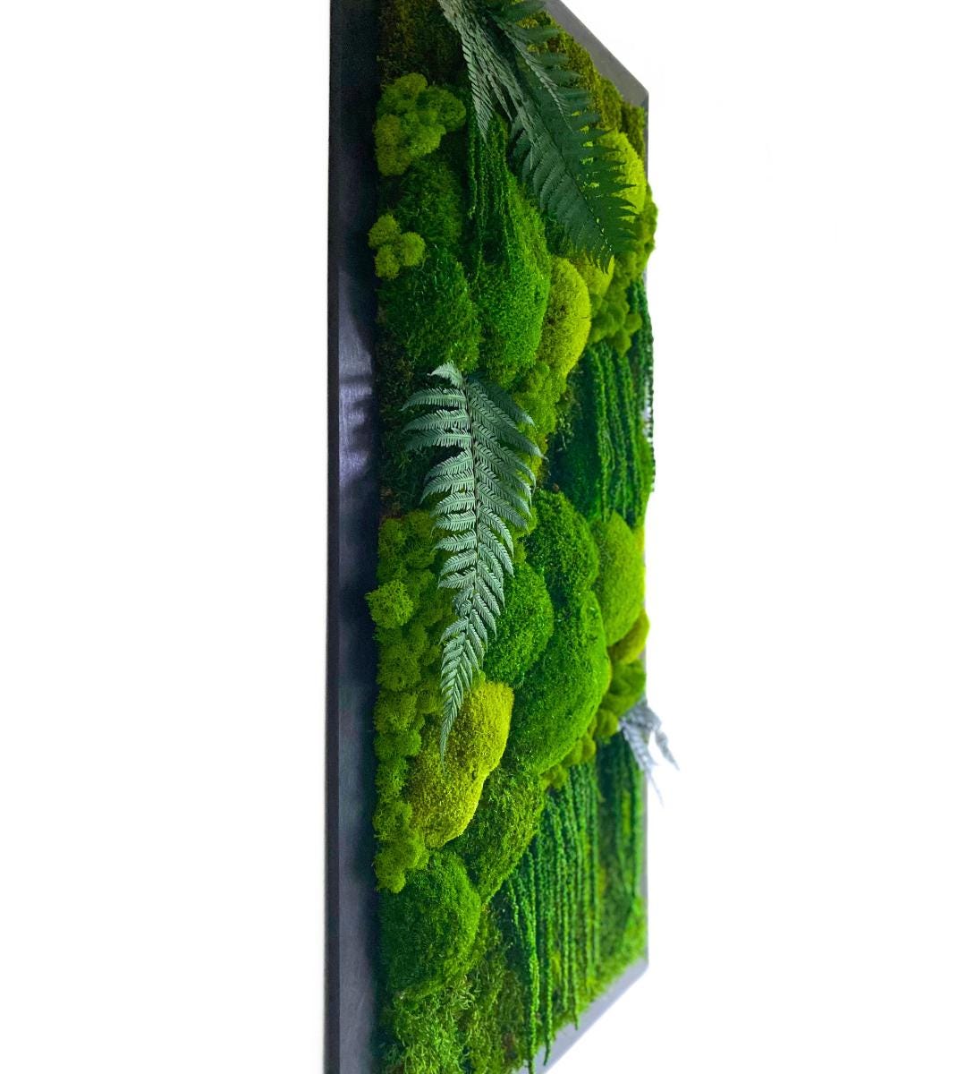 Preserved Moss Wall Art: Handmade Rustic Greenery Decor (50x100cm)